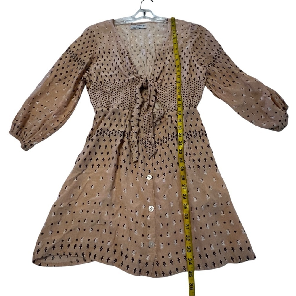 Faithfull the brand Trinidad tunic dress in pink Anthropologie Large mini whimsy - Picture 10 of 16